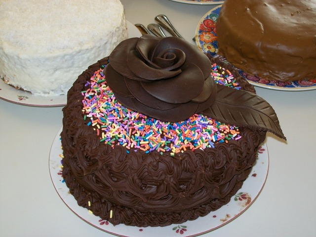 Chocolate Rose Cake