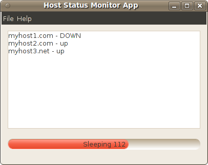Host Status Monitor App